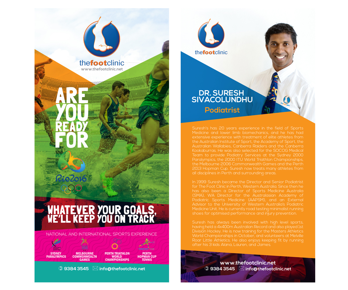 Flyer Design by janiceg for The Foot Clinic | Design #11556155