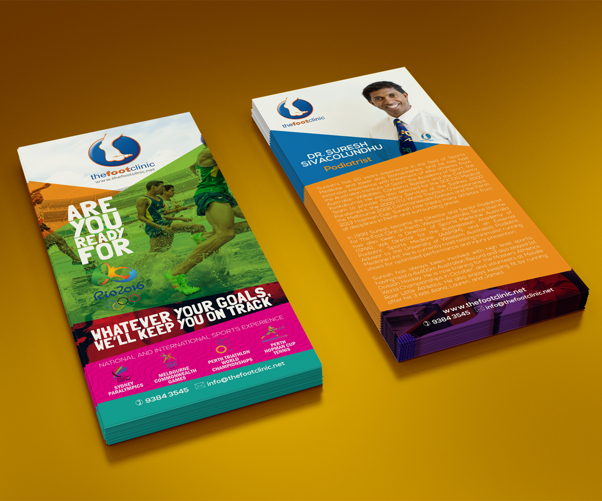 Design de Flyer par janiceg pour The Foot Clinic | Design #11556156