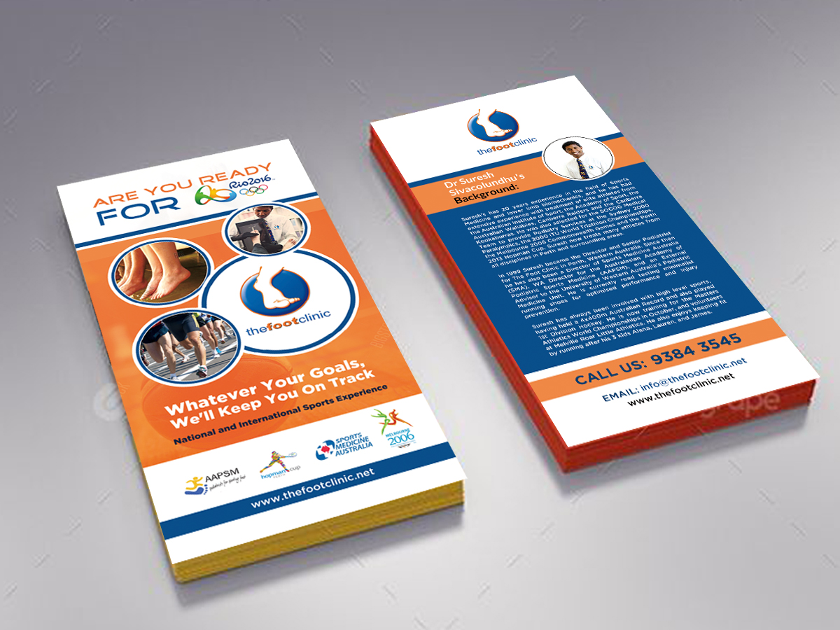 Flyer Design by creative.bugs for The Foot Clinic | Design #11540329