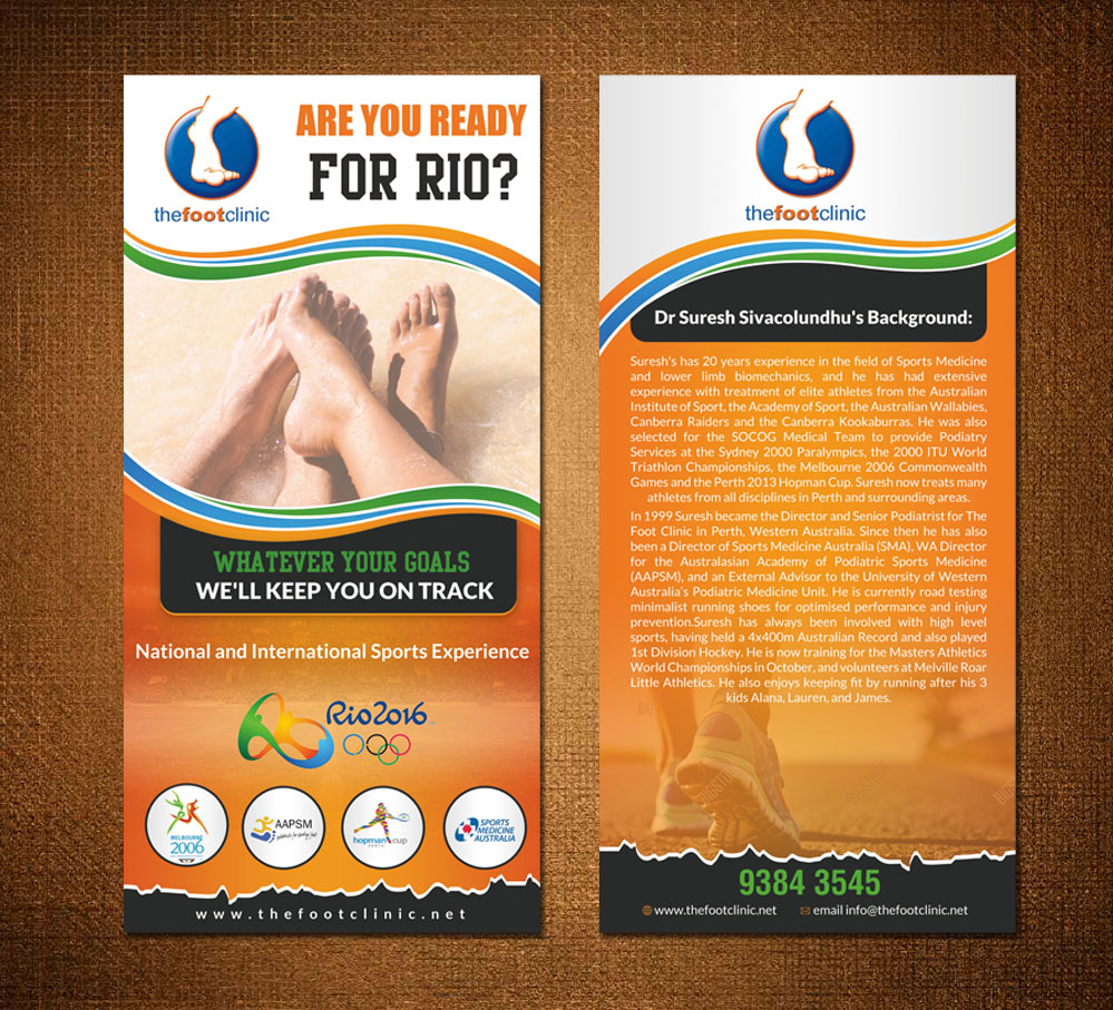 Flyer Design by creative.bugs for The Foot Clinic | Design #11547209