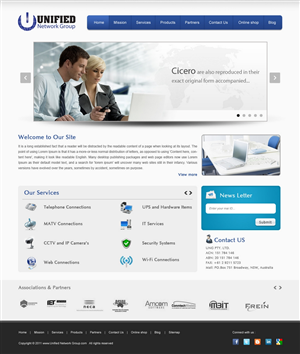 Web Design by pb for this project | Design: #496374