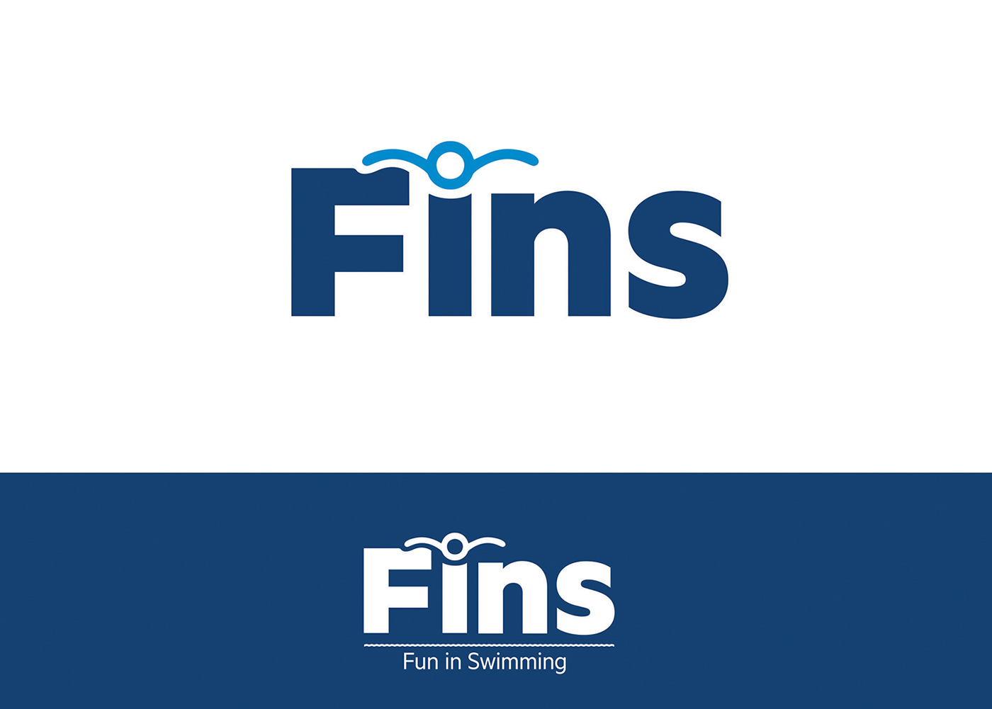 Logo-Design von aashwiin für Fins Swim Schools | Design #11297509