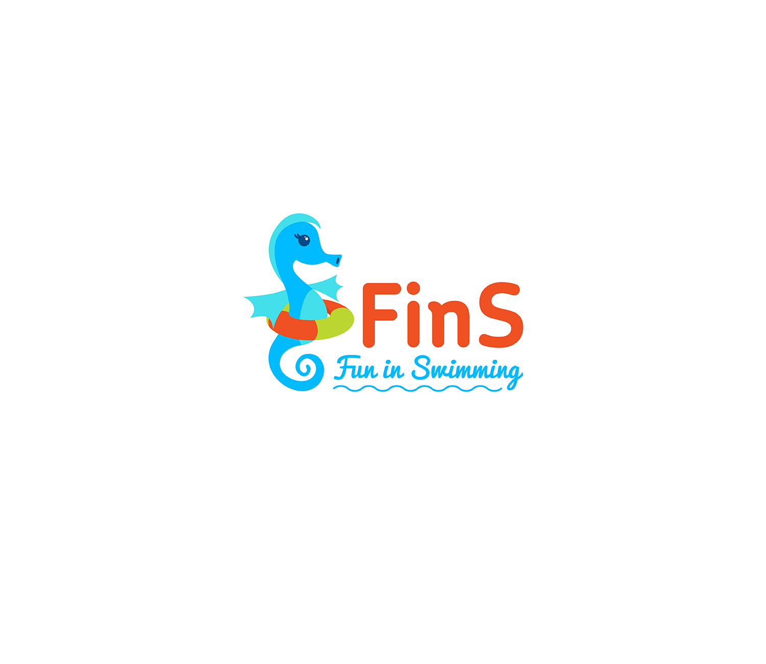 Logo-Design von RoundYellow für Fins Swim Schools | Design #11303187