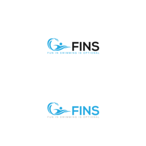 Logo Design by grea8design for Fins Swim Schools | Design: #11301144