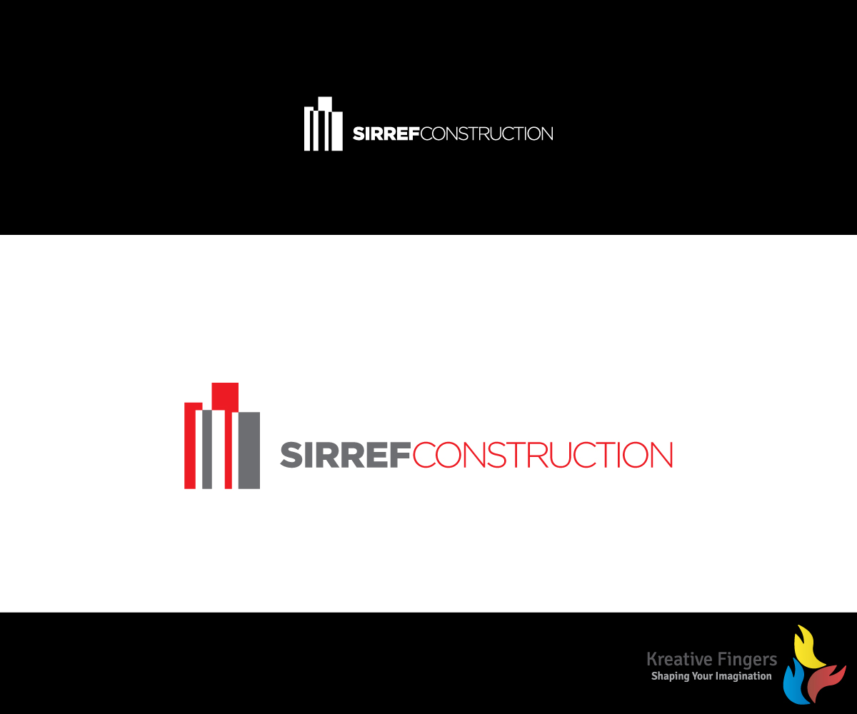 Logo Design by Kreative Fingers for Sirref Construction | Design #11303426