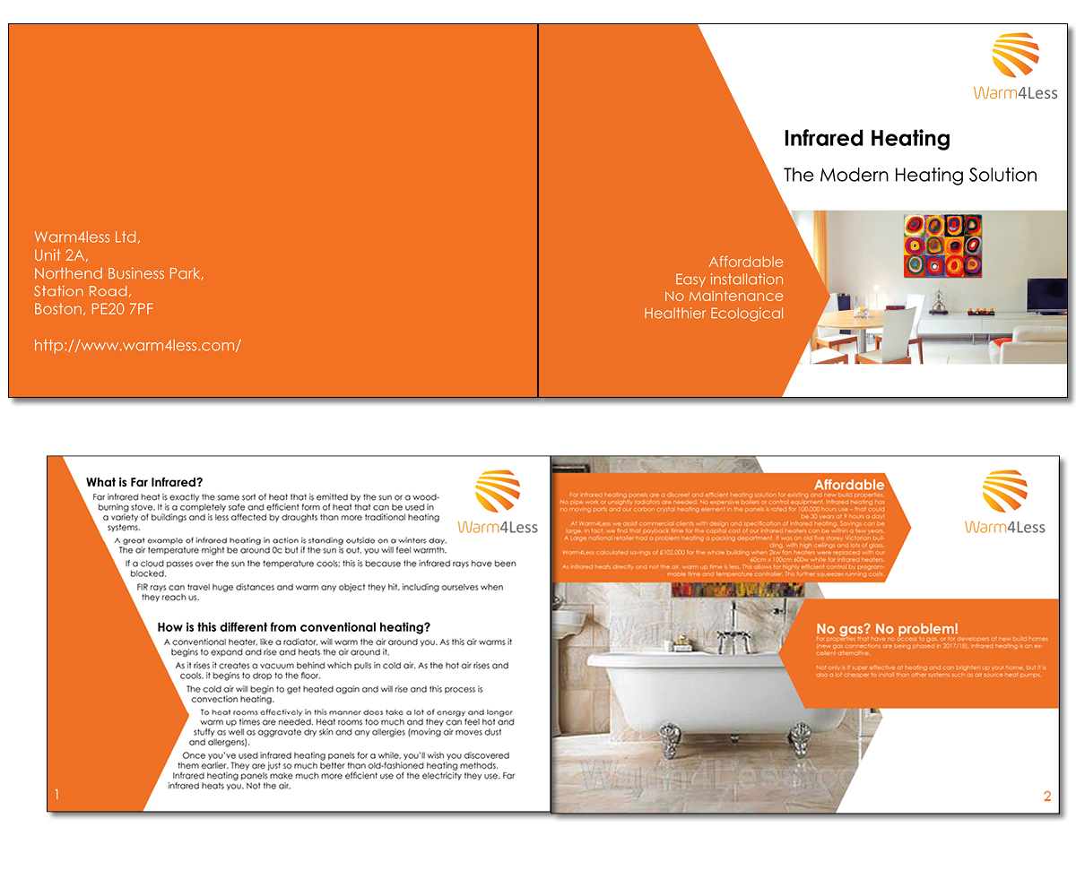 Design de Brochure par Lili pour Warm4less Ltd | Design #11308922