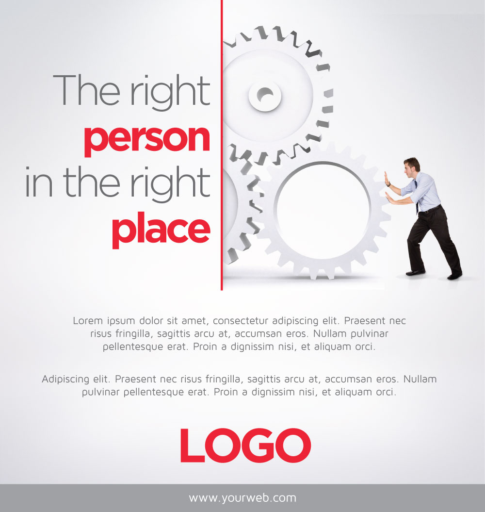 Advertisement Design by JCR for Mueen recruitment Company | Design #11461488