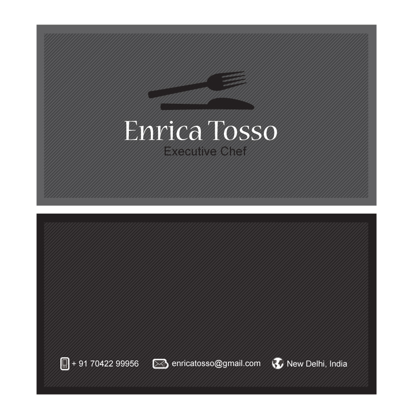 Business Card Design by Giuliana  for Enrico Tosso  | Design #11305525