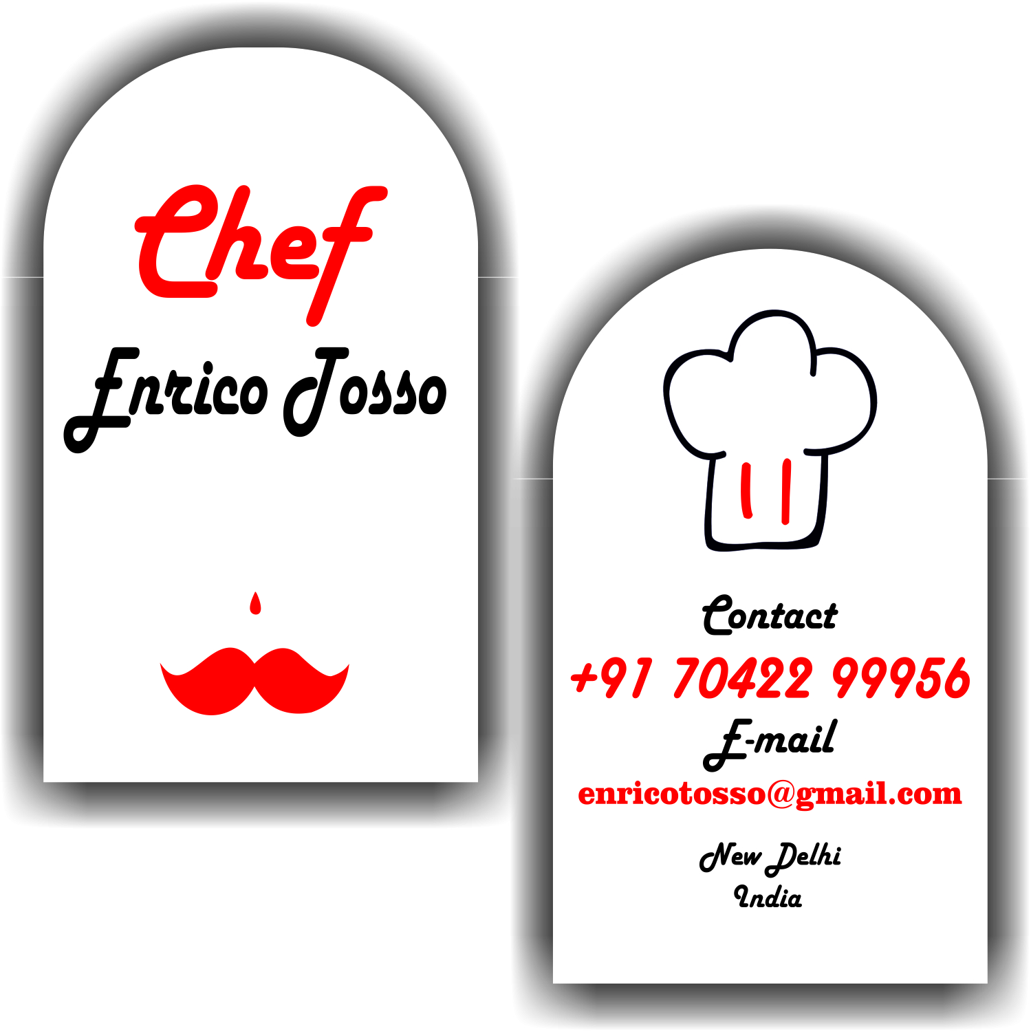 Business Card Design by gorkemapaydin for Enrico Tosso  | Design #11376093