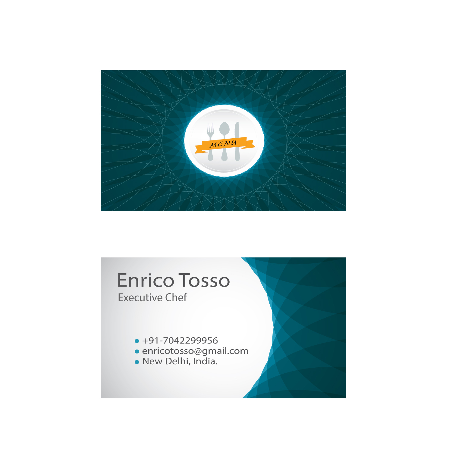 Business Card Design by DeziTomar for Enrico Tosso  | Design #11360097
