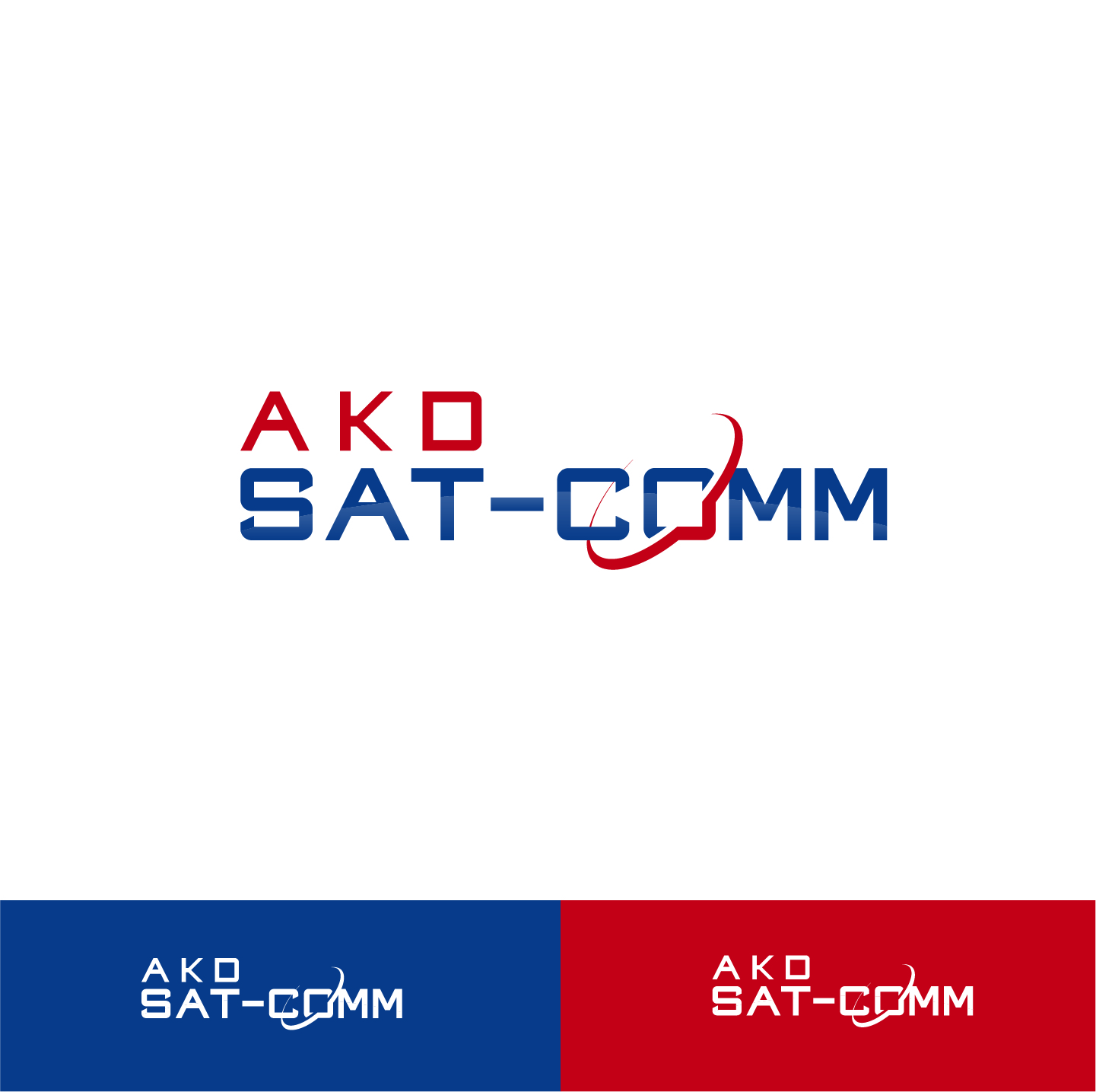 Logo Design by abc. for AKD Sat-Comm | Design #11400695