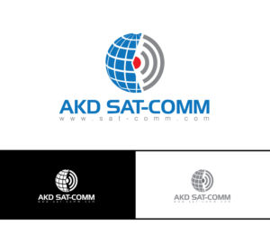 Diseño de Logo por e-graphics para AKD Sat-Comm | Diseño: #11333362