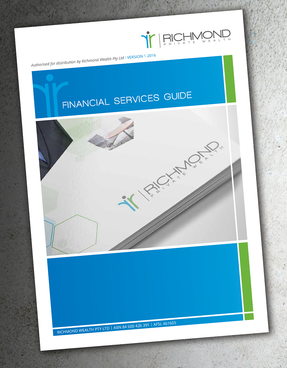 Diseño de Impresos por andrew3344 para Richmond Wealth | Diseño #11395730