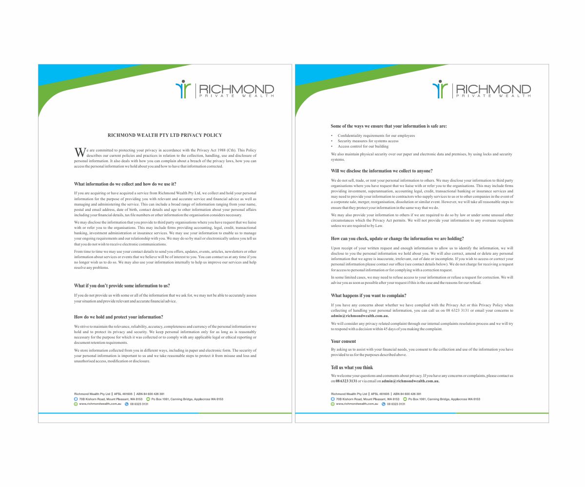 Print Design by ashu.focus for Richmond Wealth | Design #11342931