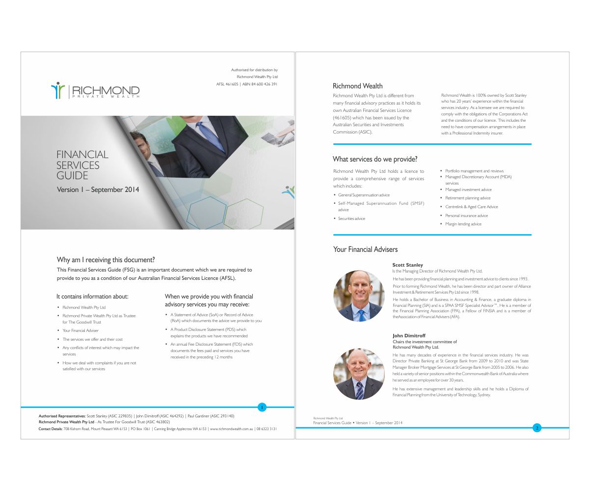 Print Design by ashu.focus for Richmond Wealth | Design #11404359