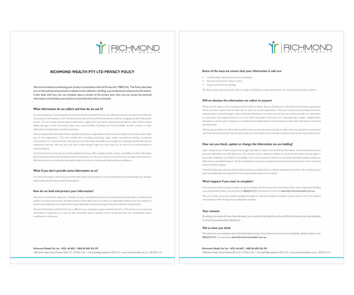 Print Design par ashu.focus pour Richmond Wealth | Design #11404360