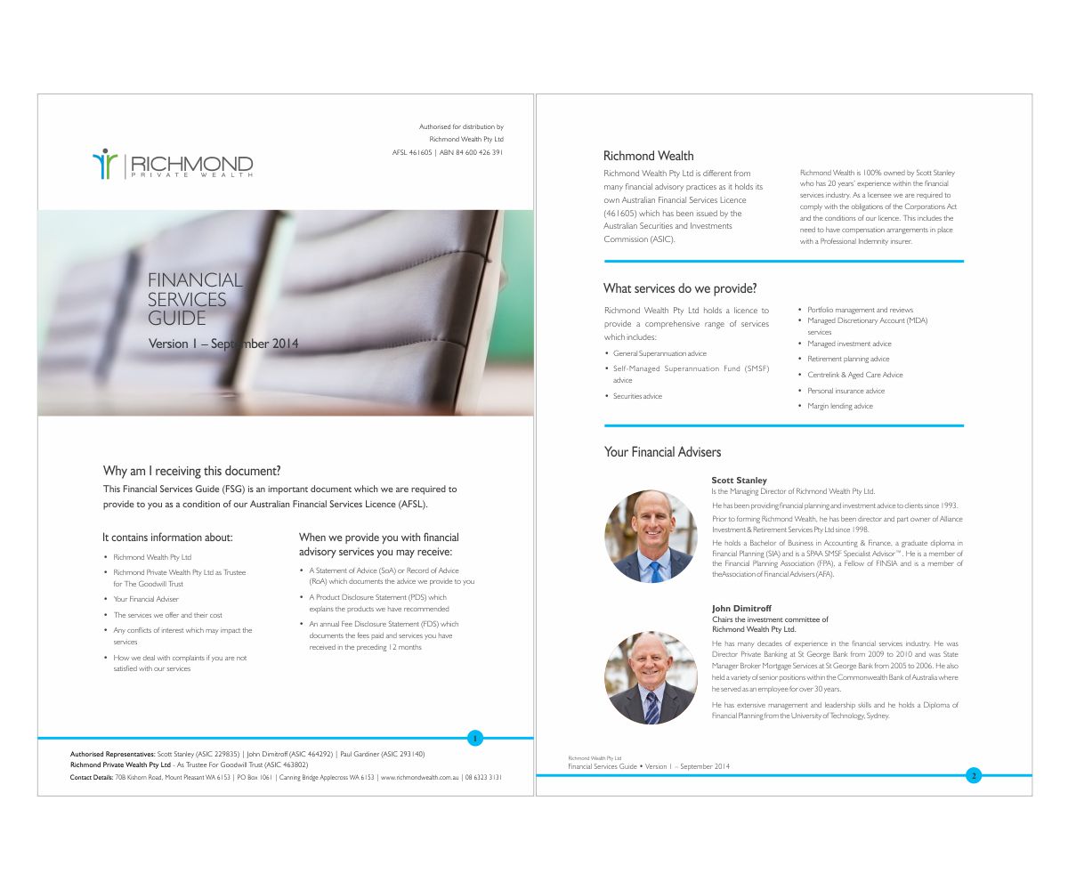Print Design by ashu.focus for Richmond Wealth | Design #11404404
