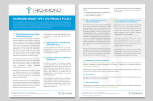Diseño de Impresos por HelliumworkStudio para Richmond Wealth | Diseño #11343752