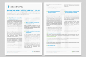 Print Design by HelliumworkStudio for Richmond Wealth | Design: #11447371