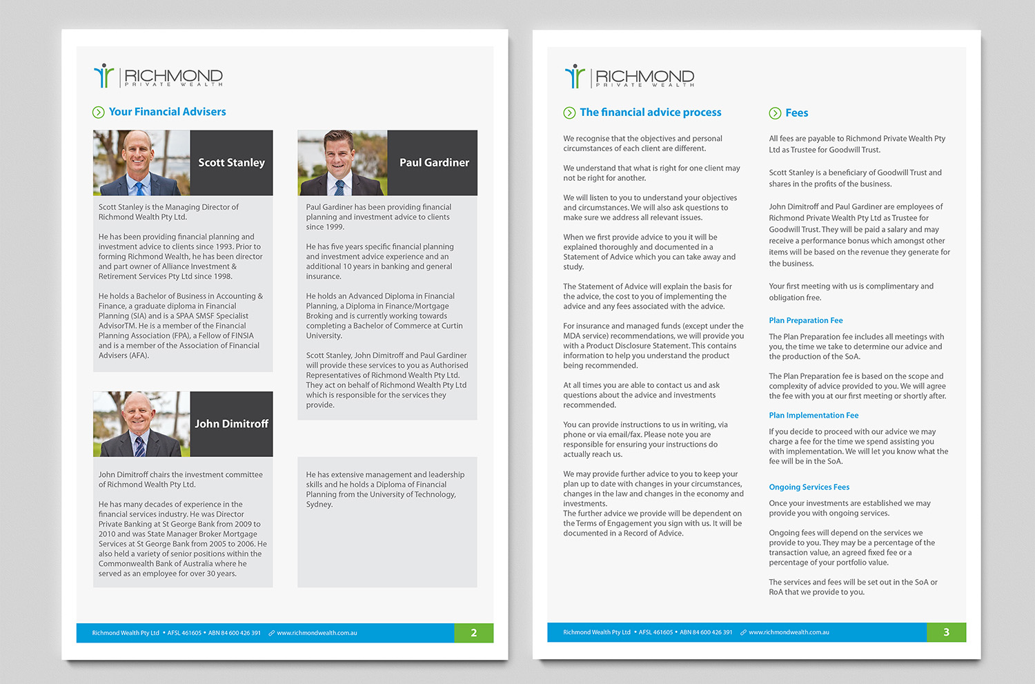 Print Design by HelliumworkStudio for Richmond Wealth | Design #11447396