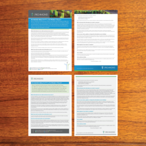 Print Design by Annie Creative Service for Richmond Wealth | Design: #11419153
