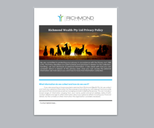 Print Design by EA Designs for Richmond Wealth | Design: #11407012