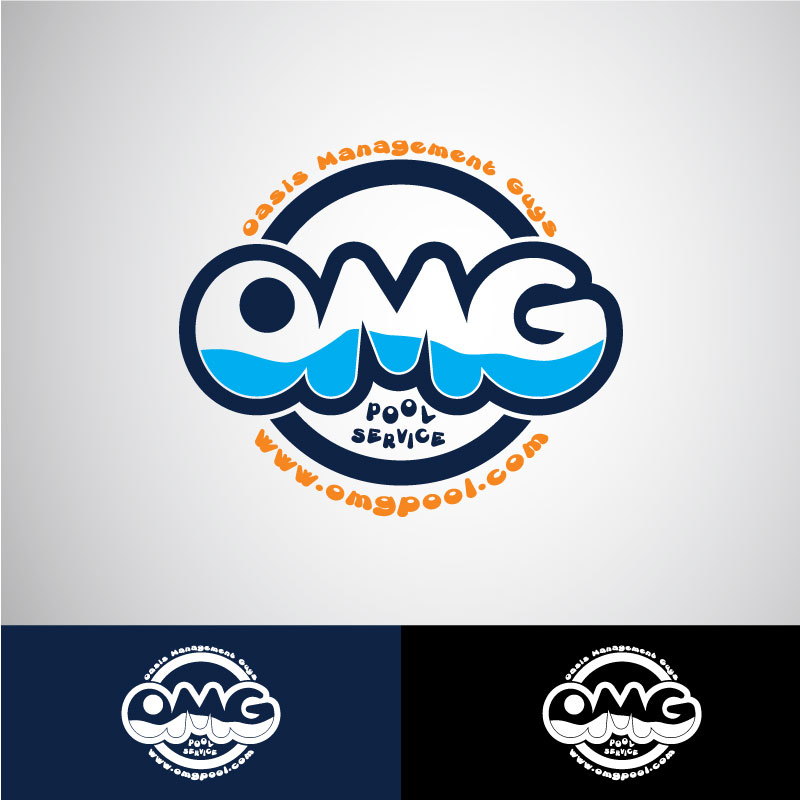 Logo Design by Arrowhead for OMG Pool | Design #11339909