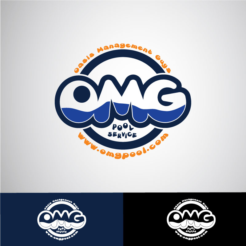Logo Design by Arrowhead for OMG Pool | Design #11339928