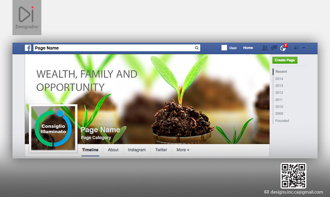 Diseño de Facebook por Design Inc para este proyecto | Diseño #11347081