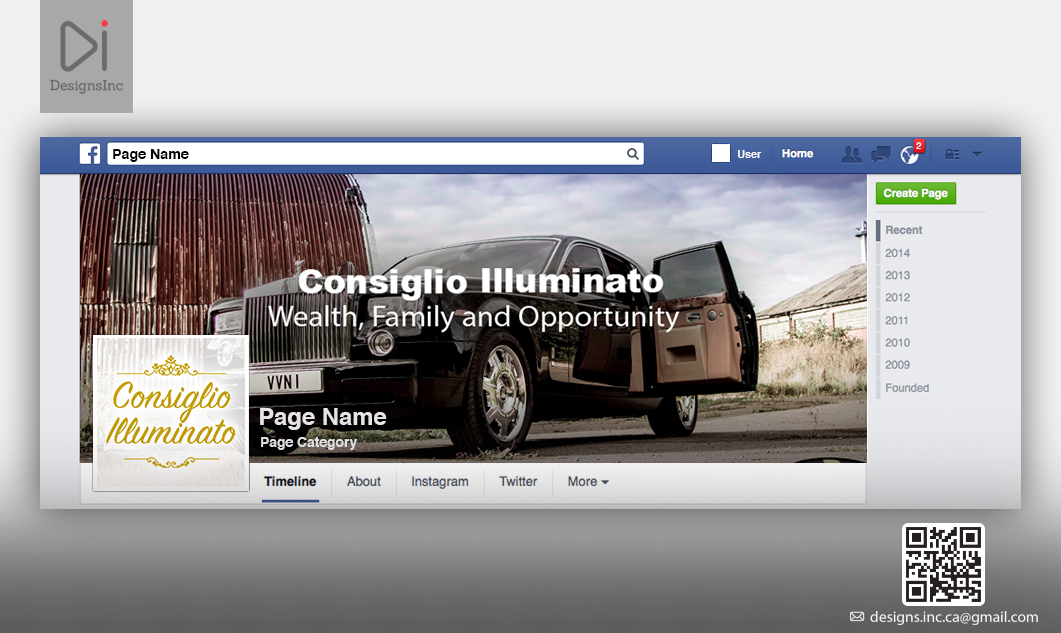 Diseño de Facebook por Design Inc para este proyecto | Diseño #11357463