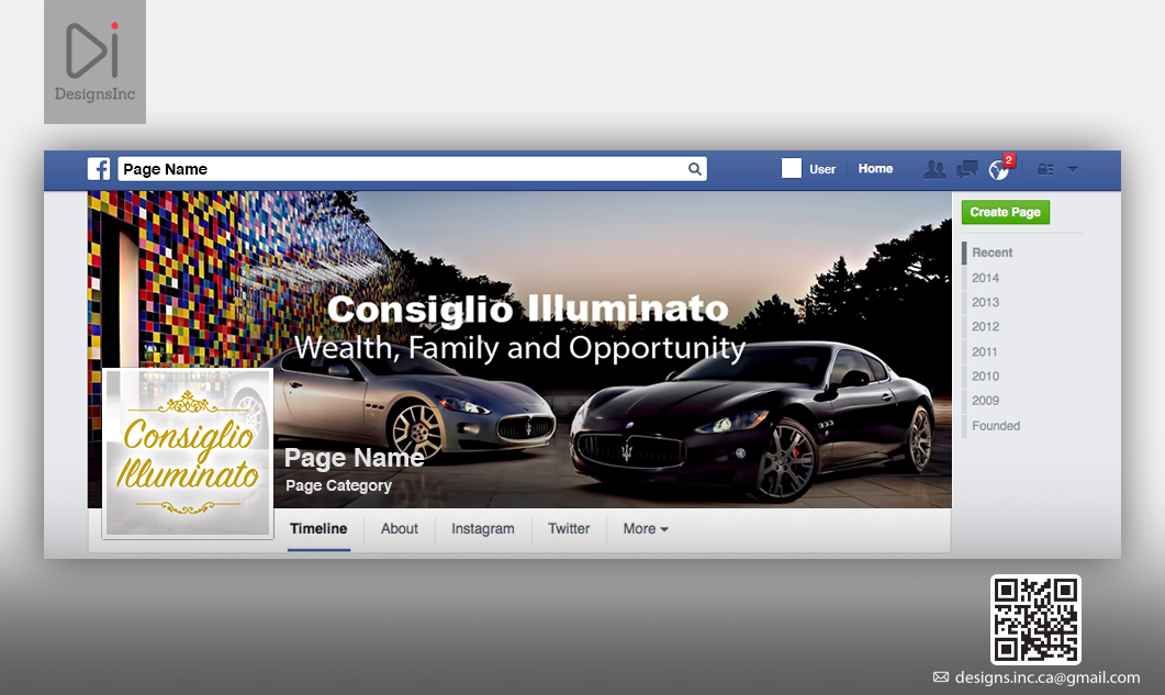 Facebook Design by Design Inc for this project | Design #11357464