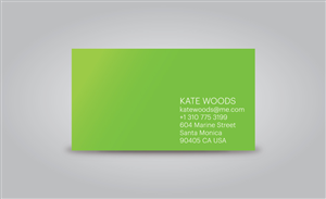Business Card Design by Amrita Das for this project | Design: #2338791