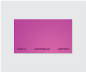 Business Card Design by Jebastine for this project | Design #2346281