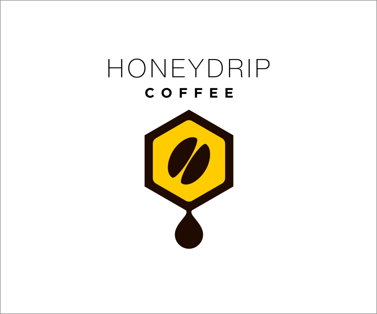 Logo Design by Aru Datu for HoneyDrip Coffee | Design #11310120