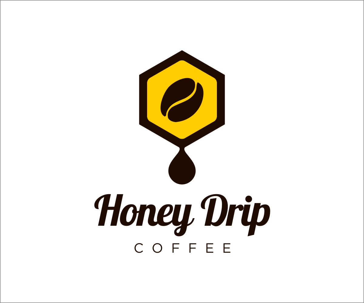 Logo Design by Aru Datu for HoneyDrip Coffee | Design #11310121