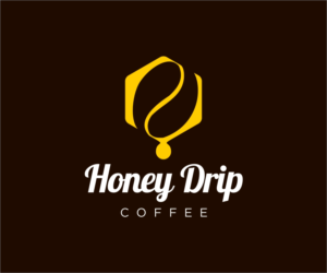 Logo Design by Aru Datu for HoneyDrip Coffee | Design: #11310861
