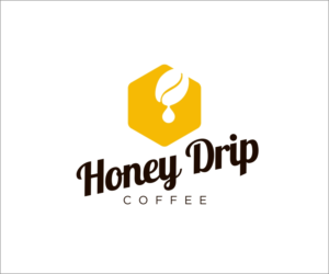 Logo Design by Aru Datu for HoneyDrip Coffee | Design: #11310862