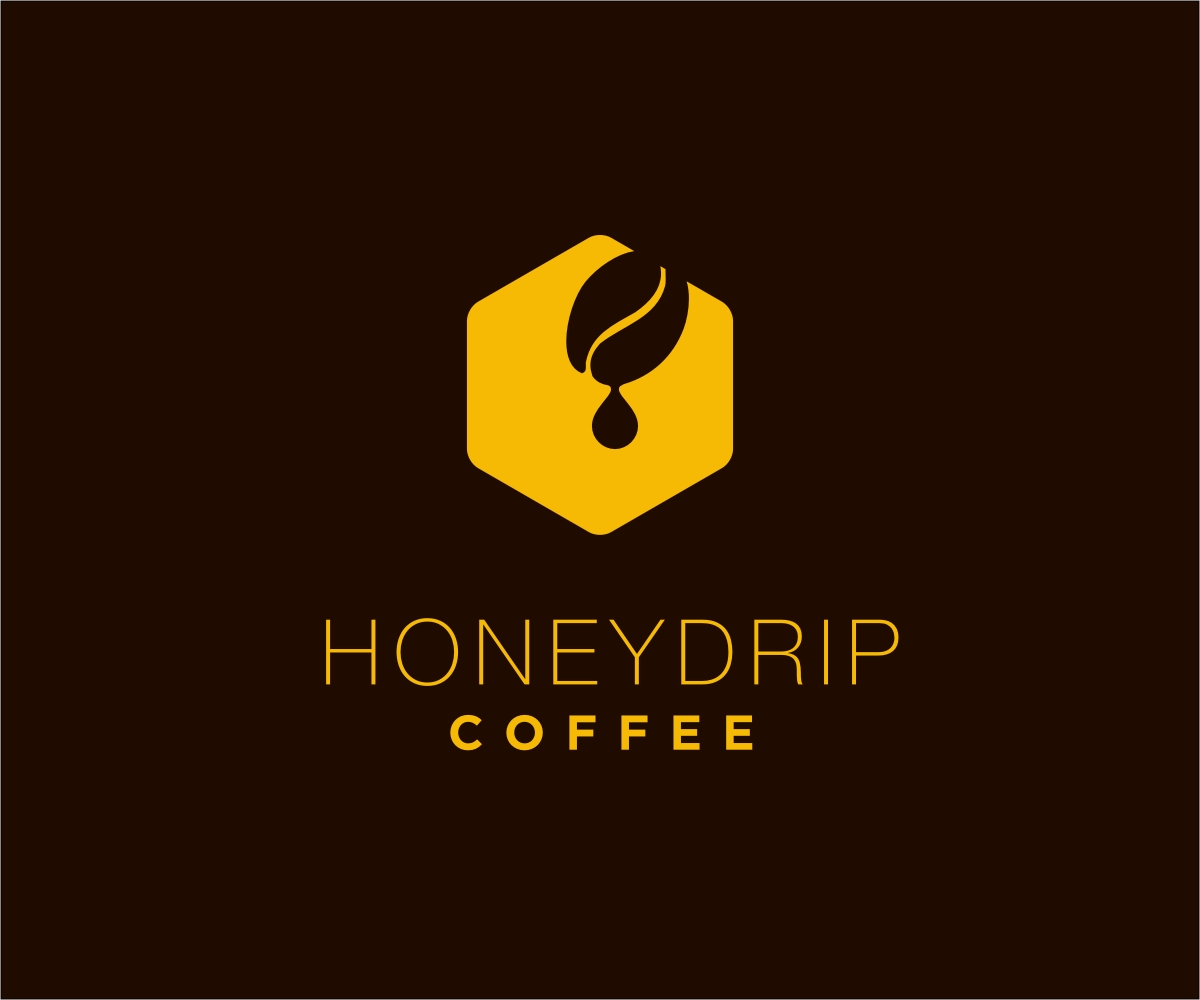 Logo Design by Aru Datu for HoneyDrip Coffee | Design #11384720