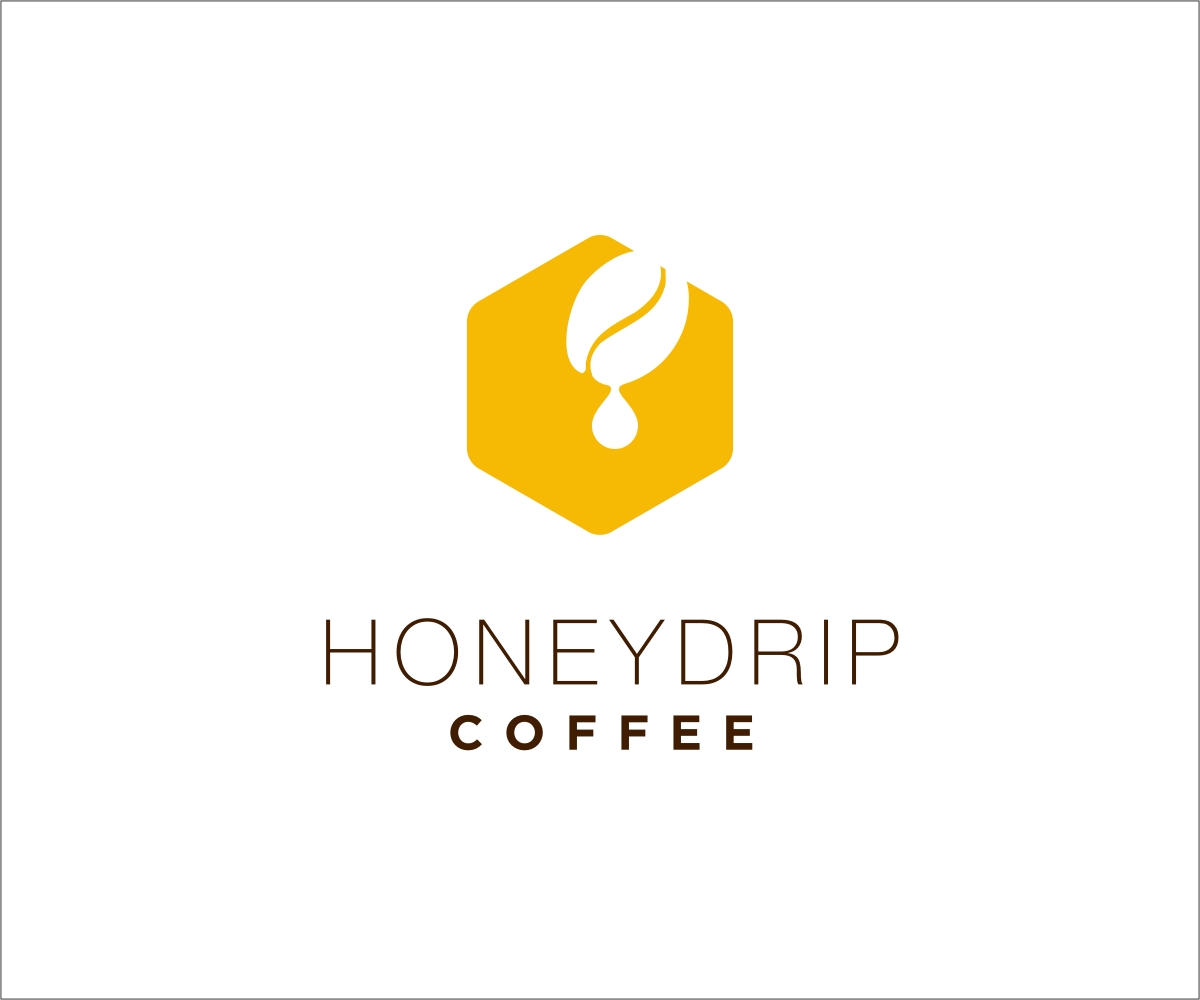 Logo Design by Aru Datu for HoneyDrip Coffee | Design #11384721