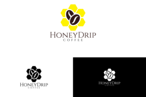 Logo Design by Ather Ali Khan for HoneyDrip Coffee | Design: #11335625