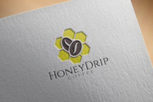 Diseño de Logo por DC,designer para HoneyDrip Coffee | Diseño #11335626