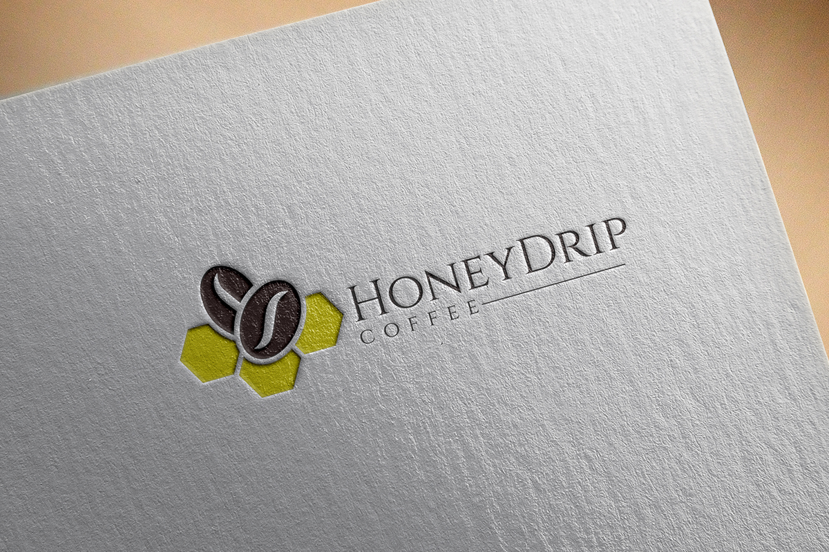 Logo Design by Ather Ali Khan for HoneyDrip Coffee | Design #11335936