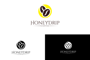 Logo Design by Ather Ali Khan for HoneyDrip Coffee | Design: #11336620