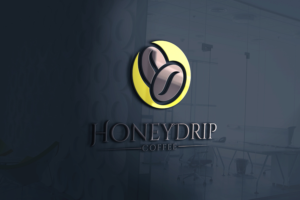 Logo Design by Ather Ali Khan for HoneyDrip Coffee | Design: #11336621