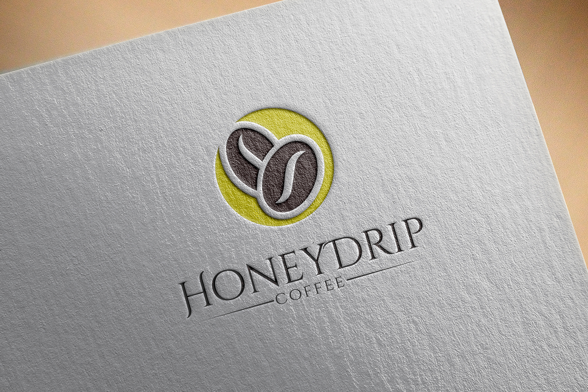 Logo Design by Ather Ali Khan for HoneyDrip Coffee | Design #11336622