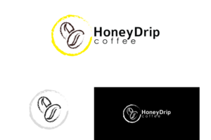 Logo Design by Ather Ali Khan for HoneyDrip Coffee | Design: #11336935