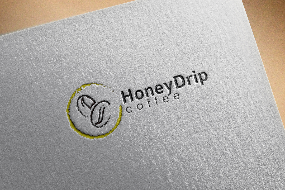 Logo Design by Ather Ali Khan for HoneyDrip Coffee | Design #11336936