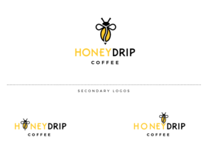 Logo Design by wonderland for HoneyDrip Coffee | Design: #11310220