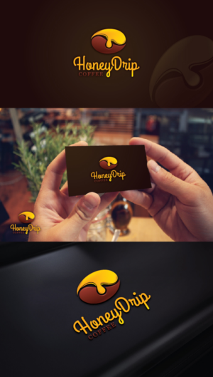 Logo Design by debdesign for HoneyDrip Coffee | Design: #11333385