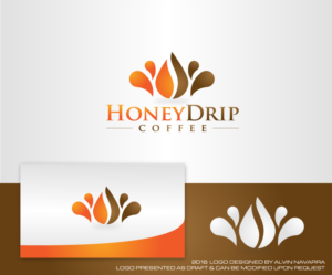 Logo Design by alvinnavarra for HoneyDrip Coffee | Design: #11317036